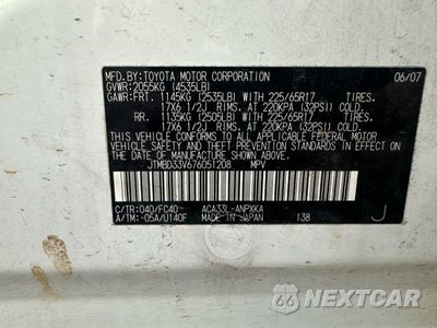 Zdjęcie 10 z 10 samochodu: 2007 TOYOTA RAV4 VIN:JTMBD33V676051208 - miniatura