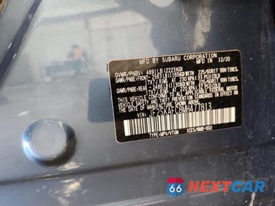Zdjęcie 13 z 13 samochodu: 2021 SUBARU FORESTER PREMIUM VIN:JF2SKAFC8MH477813 - miniatura