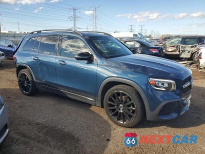 Czwarte zdjęcie samochodu z boku: 2021 MERCEDES-BENZ GLB 250 4MATIC VIN:W1N4M4HB9MW122712 - miniatura