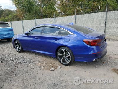 Drugie zdjęcie samochodu z przodu: 2019 HONDA ACCORD SPORT VIN:1HGCV1F33KA117107 - miniatura