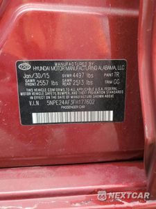 Zdjęcie 12 z 14 samochodu: 2015 HYUNDAI SONATA SE VIN:5NPE24AF3FH177602 - miniatura