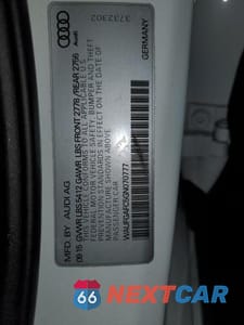 Zdjęcie 13 z 13 samochodu: 2016 AUDI A6 PREMIUM PLUS VIN:WAUFGAFC5GN070777 - miniatura