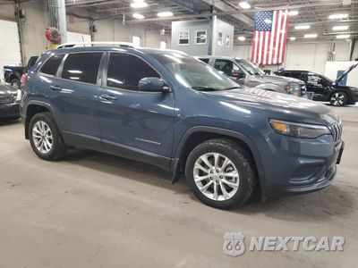 Czwarte zdjęcie samochodu z boku: 2021 JEEP CHEROKEE LATITUDE VIN:1C4PJLCB9MD150486 - miniatura