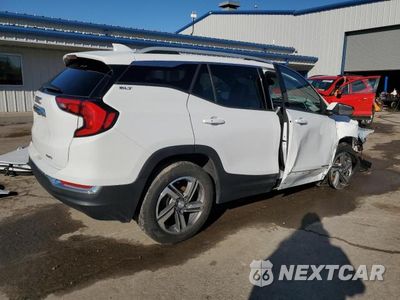 Trzecie zdjęcie samochodu z tyłu: 2020 GMC TERRAIN SLT VIN:3GKALVEV6LL251145 - miniatura