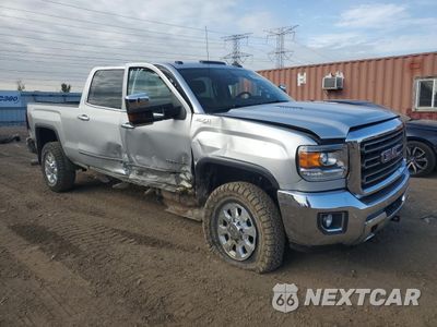 Czwarte zdjęcie samochodu z boku: 2015 GMC SIERRA K2500 SLT VIN:1GT12ZE8XFF185052 - miniatura