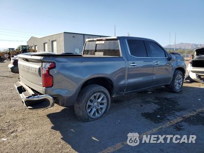 Trzecie zdjęcie samochodu z tyłu: 2022 CHEVROLET SILVERADO LTD K1500 LTZ VIN:1GCUYGED8NZ108786 - miniatura