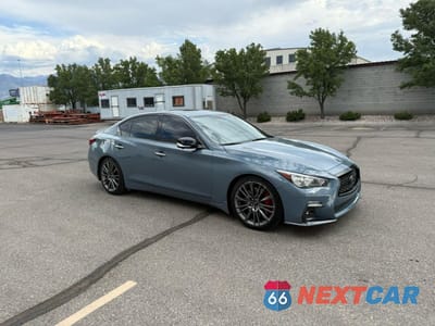 2021 INFINITI Q50 RED SPORT 400 JN1FV7DR0MM880468 - główne zdjęcie licytacji z USA - miniatura