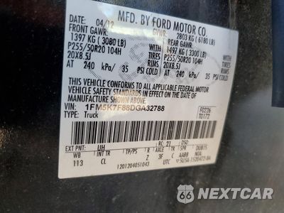 Zdjęcie 13 z 13 samochodu: 2013 FORD EXPLORER LIMITED VIN:1FM5K7F88DGA32788 - miniatura