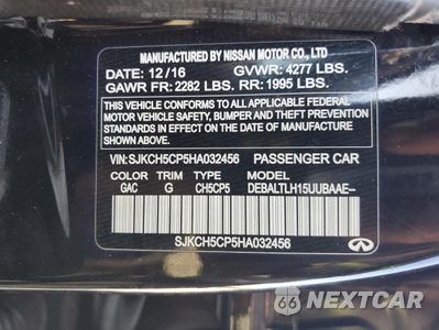 Zdjęcie 12 z 14 samochodu: 2017 INFINITI QX30 BASE VIN:SJKCH5CP5HA032456 - miniatura