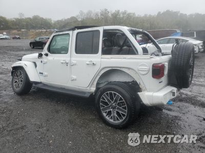 Drugie zdjęcie samochodu z przodu: 2022 JEEP WRANGLER UNLIMITED SAHARA 4XE VIN:1C4JJXP61NW159845 - miniatura