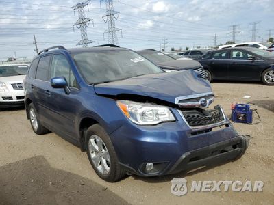 Czwarte zdjęcie samochodu z boku: 2014 SUBARU FORESTER 2.5I TOURING VIN:JF2SJAPC6EH497819 - miniatura