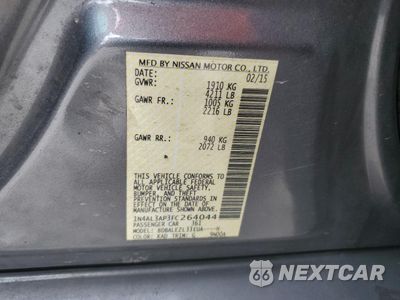 Zdjęcie 12 z 14 samochodu: 2015 NISSAN ALTIMA 2.5 VIN:1N4AL3AP3FC264044 - miniatura