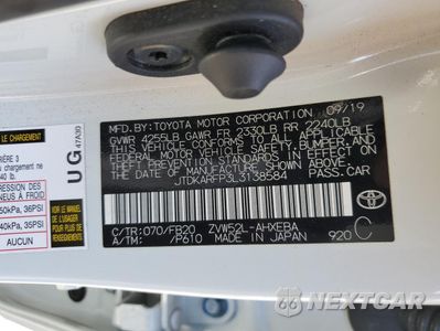 Zdjęcie 12 z 15 samochodu: 2020 TOYOTA PRIUS PRIME LE VIN:JTDKARFP3L3138584 - miniatura