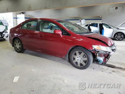 Czwarte zdjęcie samochodu z boku: 2009 HONDA CIVIC LX VIN:2HGFA16519H545442 - miniatura