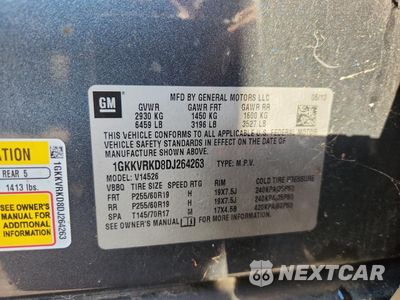Zdjęcie 13 z 13 samochodu: 2013 GMC ACADIA SLT-1 VIN:1GKKVRKD8DJ264263 - miniatura
