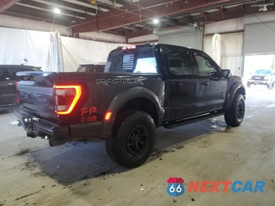 Trzecie zdjęcie samochodu z tyłu: 2023 FORD F150 RAPTOR VIN:1FTFW1RG0PFB42466 - miniatura