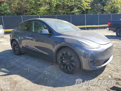Czwarte zdjęcie samochodu z boku: 2021 TESLA MODEL Y VIN:5YJYGAEE9MF296278 - miniatura