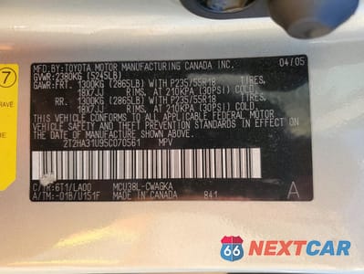 Zdjęcie 13 z 13 samochodu: 2005 LEXUS RX 330 VIN:2T2HA31U95C070561 - miniatura