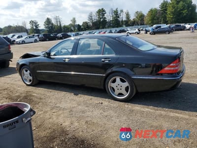 Drugie zdjęcie samochodu z przodu: 2001 MERCEDES-BENZ S 500 VIN:WDBNG75J51A183966 - miniatura