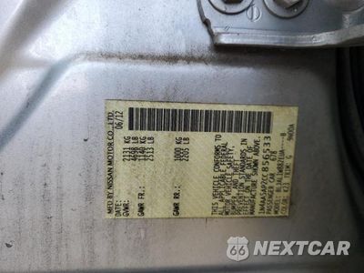 Zdjęcie 12 z 12 samochodu: 2012 NISSAN MAXIMA 3.5 S VIN:1N4AA5AP2CC856533 - miniatura