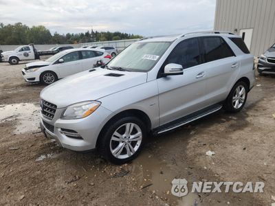 2012 MERCEDES-BENZ ML 350 4MATIC 4JGDA5HB3CA043145 - główne zdjęcie licytacji z USA - miniatura