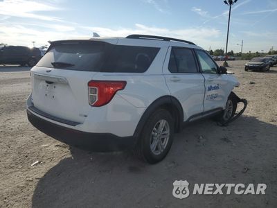 Trzecie zdjęcie samochodu z tyłu: 2020 FORD EXPLORER XLT VIN:1FMSK8DH4LGA37478 - miniatura