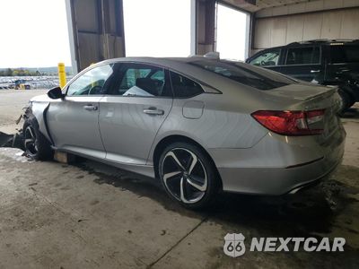 Drugie zdjęcie samochodu z przodu: 2019 HONDA ACCORD SPORT VIN:1HGCV1F36KA048963 - miniatura