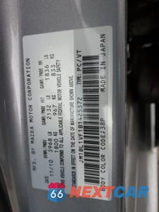 Zdjęcie 12 z 12 samochodu: 2011 MAZDA 3 I VIN:JM1BL1VF1B1425372 - miniatura