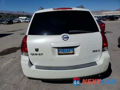 Zdjęcie 6 z 13 samochodu: 2006 NISSAN QUEST S VIN:5N1BV28U66N117909 - miniatura