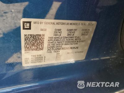 Zdjęcie 12 z 14 samochodu: 2018 GMC SIERRA K1500 SLT VIN:3GTU2NER3JG383526 - miniatura