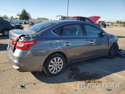 Trzecie zdjęcie samochodu z tyłu: 2017 NISSAN SENTRA S VIN:3N1AB7AP1HY403024 - miniatura