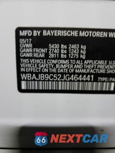 Zdjęcie 12 z 12 samochodu: 2018 BMW M550XI VIN:WBAJB9C52JG464441 - miniatura