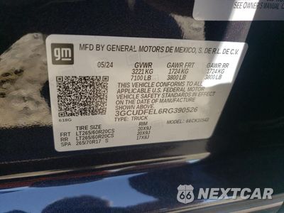 Zdjęcie 12 z 13 samochodu: 2024 CHEVROLET SILVERADO K1500 LT TRAIL BOSS VIN:3GCUDFEL6RG390526 - miniatura