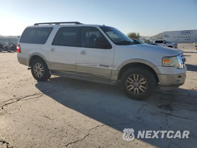 Czwarte zdjęcie samochodu z boku: 2007 FORD EXPEDITION EL EDDIE BAUER VIN:1FMFK17597LA90328 - miniatura