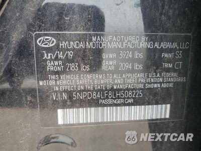 Zdjęcie 12 z 12 samochodu: 2020 HYUNDAI ELANTRA SEL VIN:5NPD84LF8LH508225 - miniatura