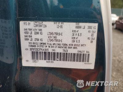 Zdjęcie 12 z 12 samochodu: 1996 DODGE RAM 2500 VIN:3B7KF23C3TM141915 - miniatura