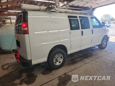 Trzecie zdjęcie samochodu z tyłu: 2013 CHEVROLET EXPRESS G2500 VIN:1GCWGFCA2D1903831 - miniatura