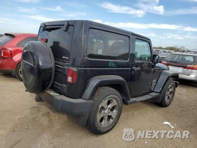 Trzecie zdjęcie samochodu z tyłu: 2018 JEEP WRANGLER SAHARA VIN:1C4AJWBG7JL865398 - miniatura