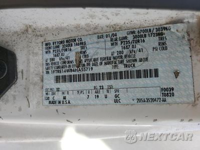 Zdjęcie 13 z 13 samochodu: 2004 FORD ECONOLINE E150 VAN VIN:1FTRE14W84HA55719 - miniatura