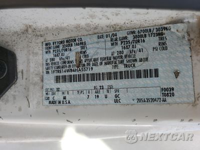 Zdjęcie 13 z 13 samochodu: 2004 FORD ECONOLINE E150 VAN VIN:1FTRE14W84HA55719 - miniatura