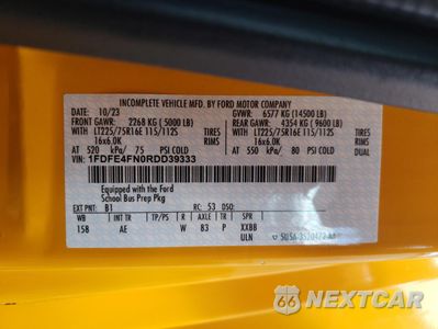 Zdjęcie 10 z 10 samochodu: 2024 FORD ECONOLINE E450 SUPER DUTY CUTAWAY VAN VIN:1FDFE4FN0RDD39333 - miniatura