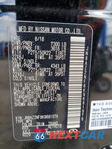 Zdjęcie 14 z 16 samochodu: 2019 INFINITI QX80 LUXE VIN:JN8AZ2NF6K9681576 - miniatura