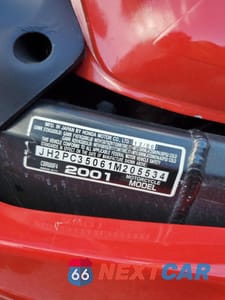 Zdjęcie 9 z 10 samochodu: 2001 HONDA CBR600 F4 VIN:JH2PC35061M205534 - miniatura