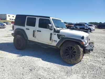 Czwarte zdjęcie samochodu z boku: 2021 JEEP WRANGLER UNLIMITED SPORT VIN:1C4HJXDN1MW753635 - miniatura