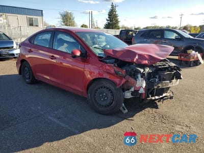 Czwarte zdjęcie samochodu z boku: 2019 HYUNDAI ACCENT SE VIN:3KPC24A31KE084329 - miniatura