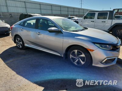 Czwarte zdjęcie samochodu z boku: 2020 HONDA CIVIC LX VIN:2HGFC2F6XLH579962 - miniatura