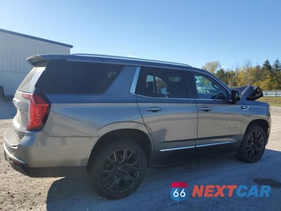 Trzecie zdjęcie samochodu z tyłu: 2021 GMC YUKON SLT VIN:1GKS2BKD7MR139627 - miniatura