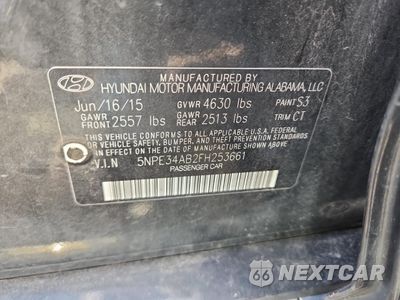 Zdjęcie 12 z 12 samochodu: 2015 HYUNDAI SONATA SPORT VIN:5NPE34AB2FH253661 - miniatura