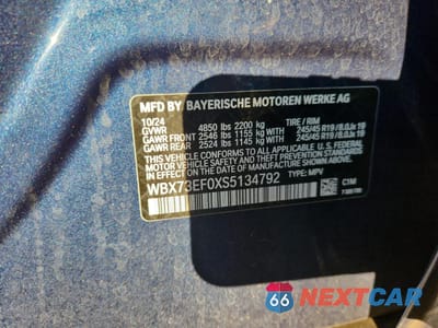 Zdjęcie 13 z 13 samochodu: 2025 BMW X1 XDRIVE28I VIN:WBX73EF0XS5134792 - miniatura