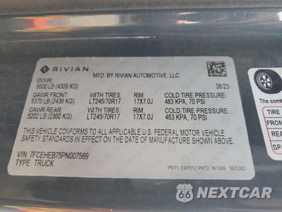 Zdjęcie 13 z 13 samochodu: 2023 RIVIAN EDV DELIVERY VAN VIN:7FCEHEB75PN007569 - miniatura